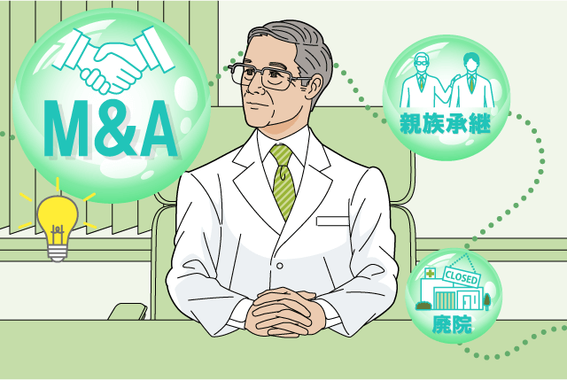 M&A、事業承継、廃院などの検討